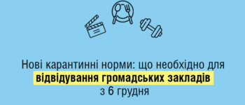 Нові карантинні норми для відвідування громадських закладів
